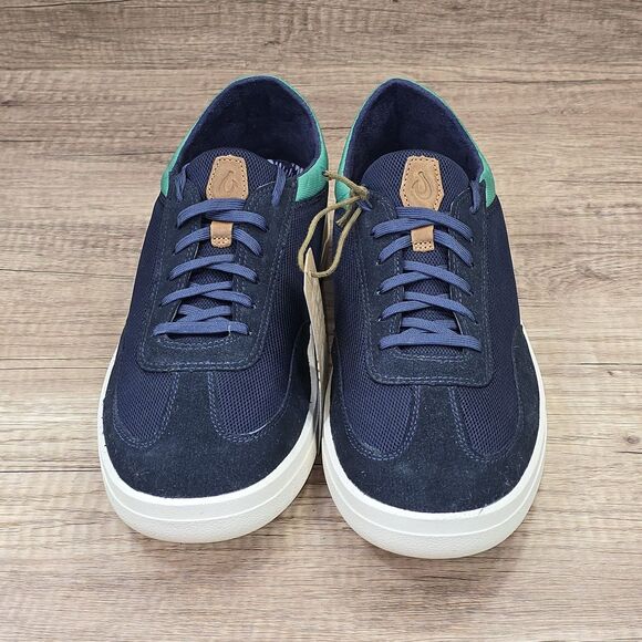 Olukai Punini Men's Size 12 Navy Blue Green Sneakers (10514-548Z) NEW - Picture 2 of 8